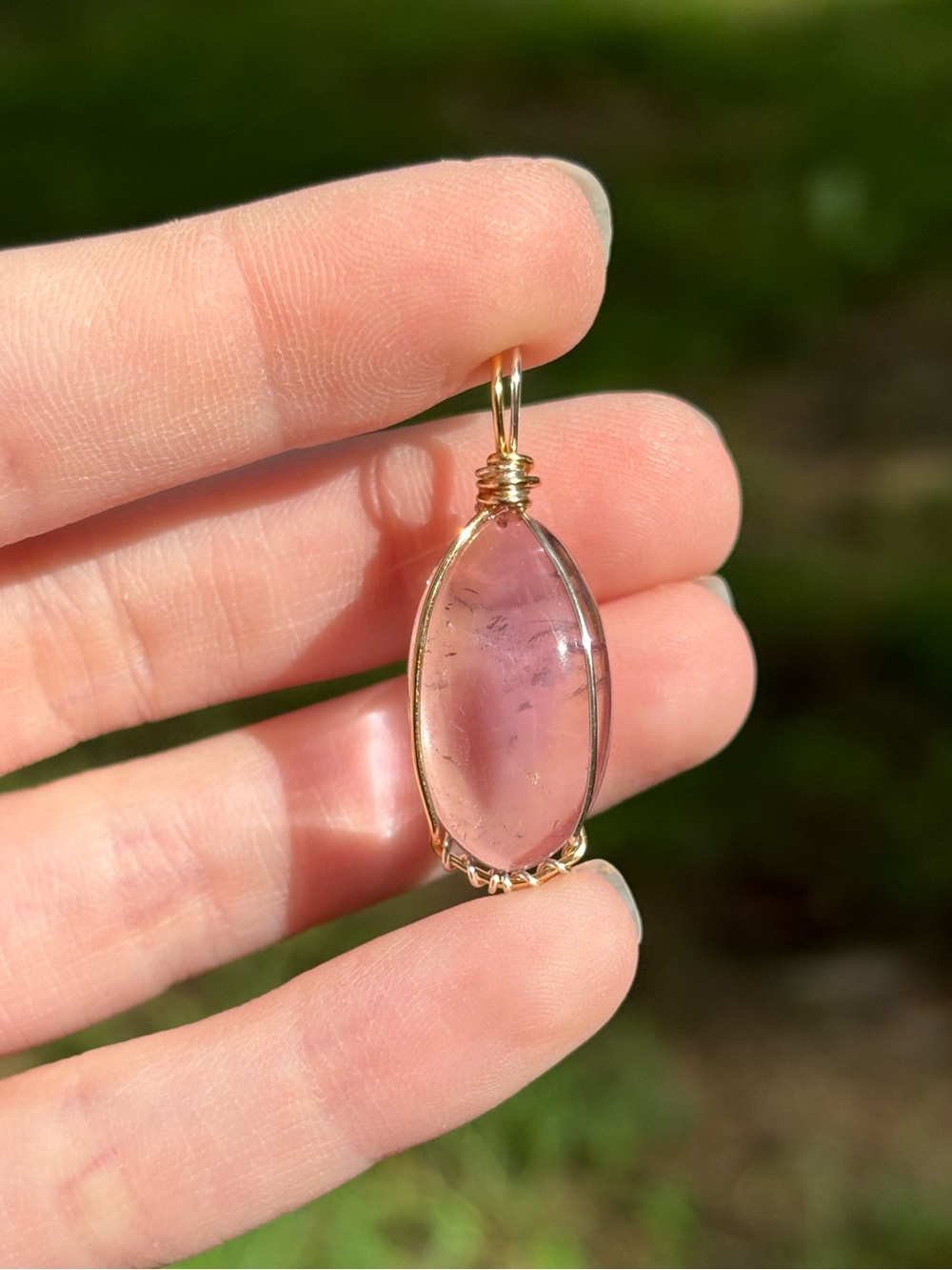 Amitrine pendant